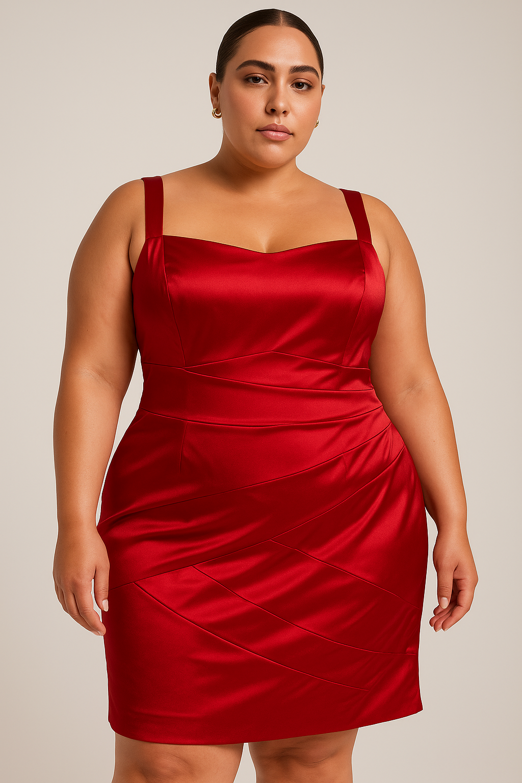 Red Sweetheart Bodycon Dress